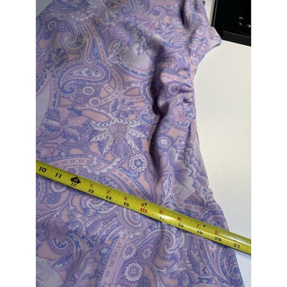 Lovers + Friends Keoni Dress Sz M Asymmetric Hi-Low Backless Dress Purple $238 - Picture 10 of 13